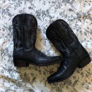 Dan Post Black Cowboy boots